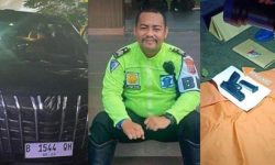 Rekaman CCTV Ungkap Detik-Detik Polisi T3mb4k Kepala Sendiri dalam Mobil Mewah di Jakarta Selatan